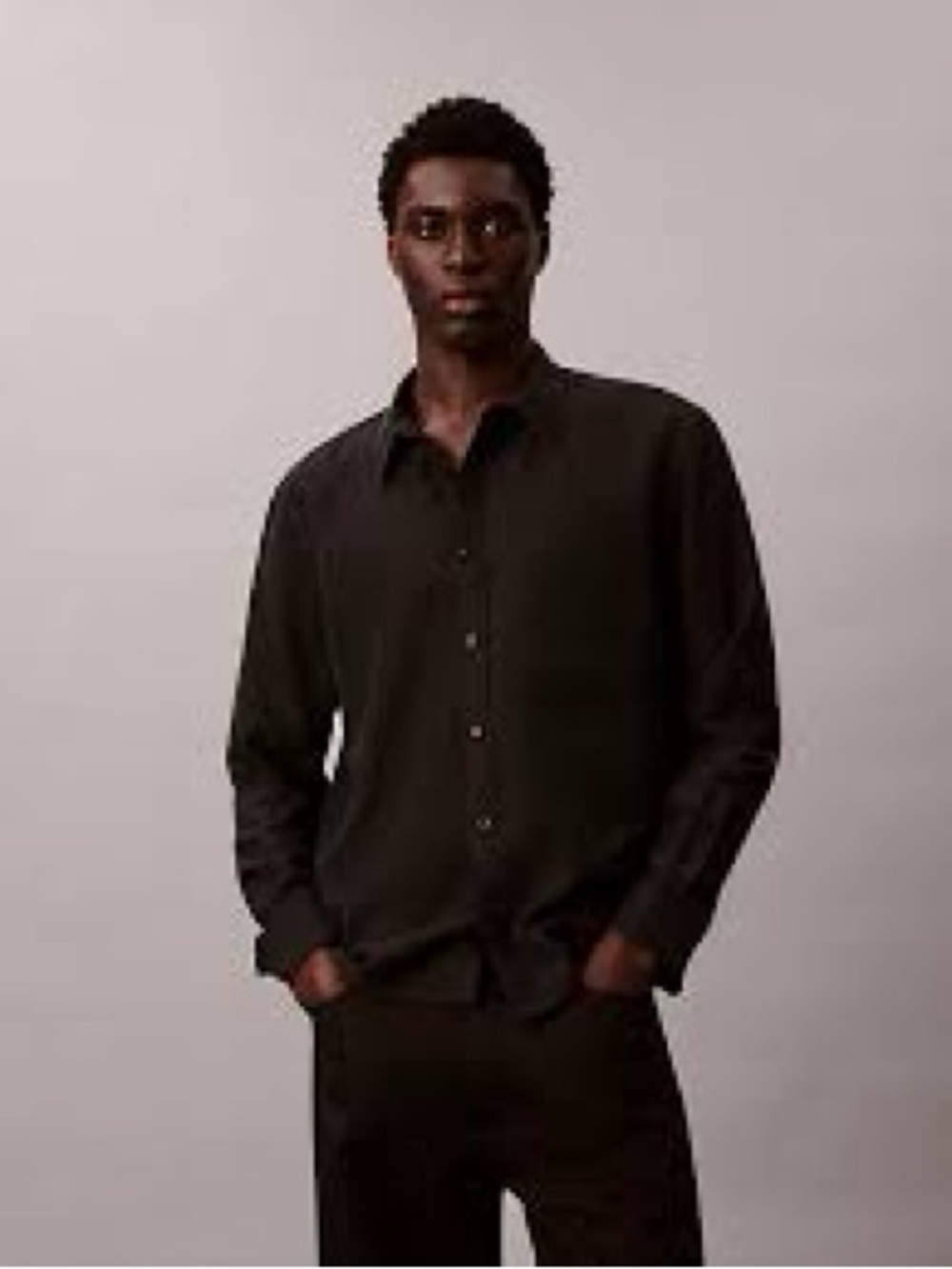 rag & bone Men's Black Dress Shirt